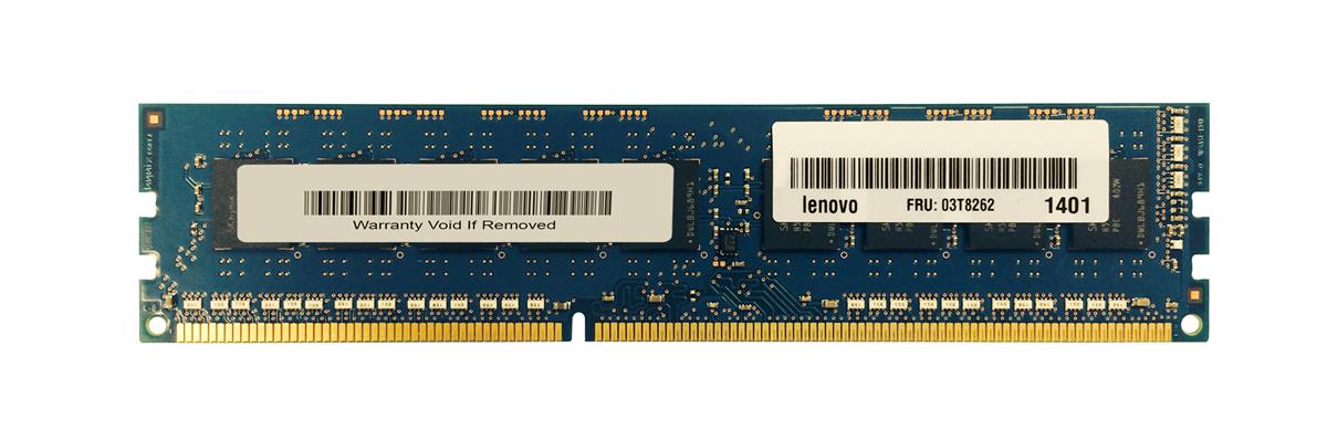 03T8262 IBM Lenovo 8GB PC3-12800 DDR3-1600MHz ECC Unbuffered CL11 240-Pin DIMM Dual Rank Memrory Module for ThinkStation S30 (type 0567 0568 0569 0606)