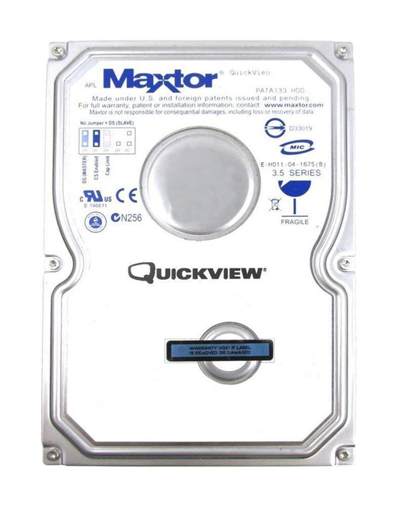 3H400R0-0604P2 Maxtor QuickView 500 400GB 7200RPM ATA-133 16MB Cache 3.5-inch Internal Hard Drive