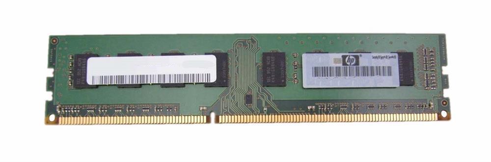 576110-001 HP 2GB PC3-10600 DDR3-1333MHz non-ECC Unbuffered CL9 240-Pin DIMM Dual Rank Memory Module