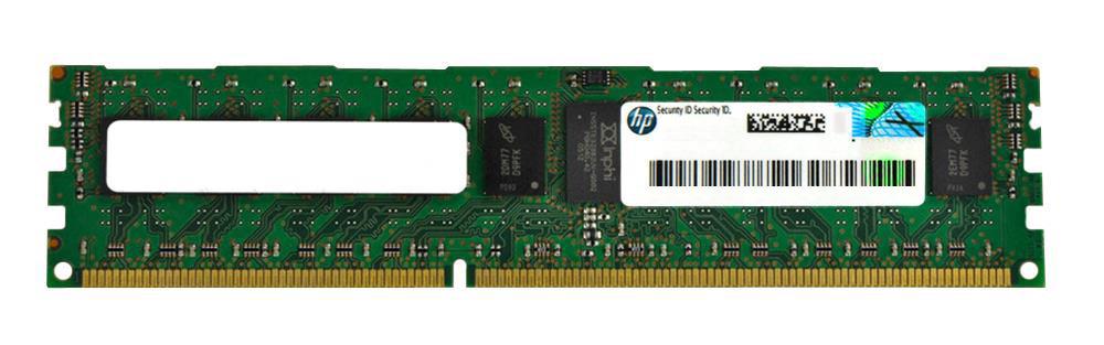712381-071 HP 4GB PC3-14900 DDR3-1866MHz ECC Registered CL13 240-Pin DIMM Single Rank Memory Module