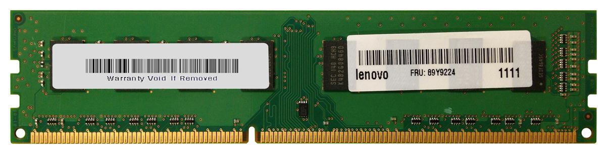 89Y9224 IBM 4GB PC3-10600 DDR3-1333MHz non-ECC Unbuffered CL9 240-Pin DIMM Single Rank Memory Module for ThinkCentre M90 (Type 5474)