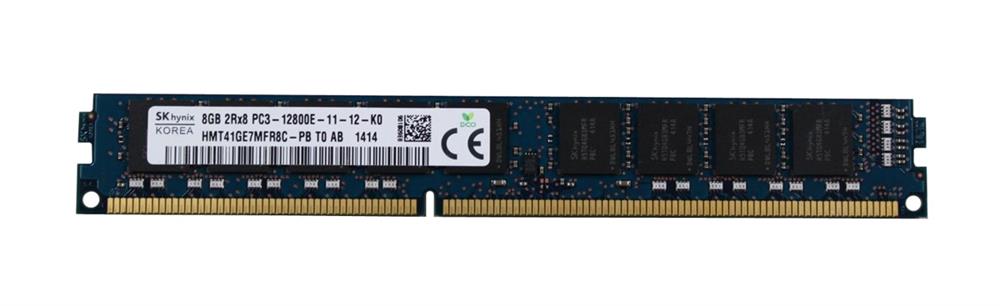 HMT41GE7MFR8C-PB Hynix 8GB PC3-12800 DDR3-1600MHz ECC Unbuffered CL11 240-Pin DIMM Very Low Profile (VLP) Dual Rank Memory Module