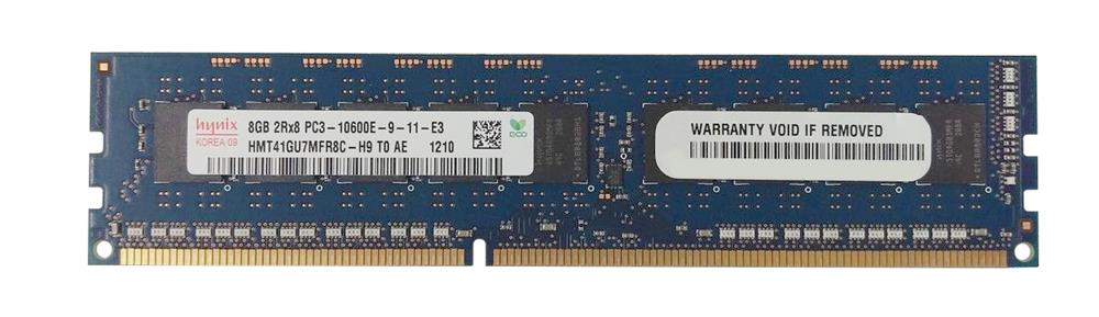 HMT41GU7MFR8C-H9T0 Hynix 8GB PC3-10600 DDR3-1333MHz ECC Unbuffered CL9 240-Pin DIMM Dual Rank Memory Module