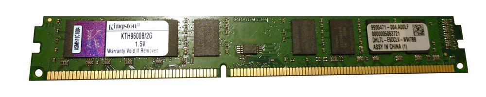 KTH9600B/2G Kingston 2GB PC3-10600 DDR3-1333MHz non-ECC Unbuffered CL9 240-Pin DIMM Dual Rank Memory Module for HP/Compaq