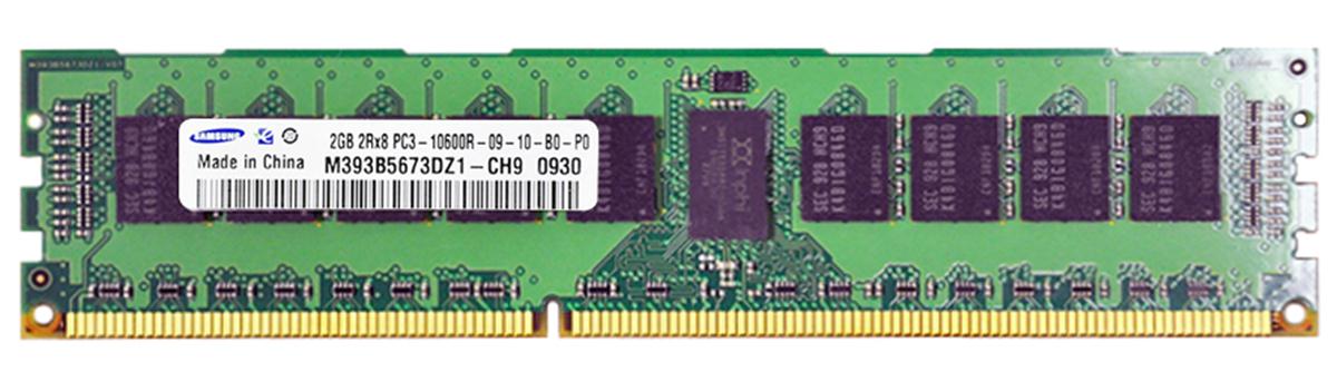 M393B5673DZ1-CH9 Samsung 2GB PC3-10600 DDR3-1333MHz ECC Registered CL9 240-Pin DIMM Dual Rank Memory Module