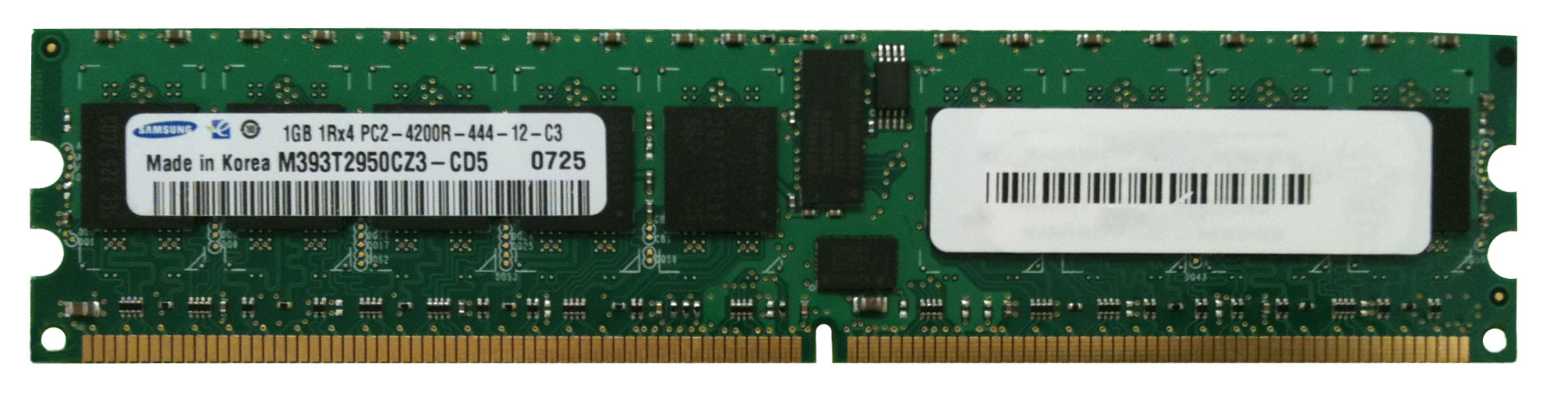 3D-11D239R1536-1G 1GB Module DDR2 PC2-4200 CL=4 Registered ECC Single Ranked DDR2-533 Single Rank 1.8V 128Meg x 72 for Tyan Thunder n3600M (S2932) n/a