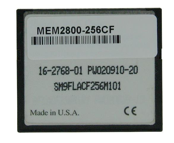 MEM2800-256CF Cisco 256MB CompactFlash (CF) Memory Card for 2800 Series Router