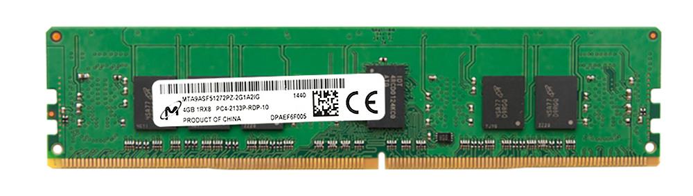 MTA9ASF51272PZ-2G1A2IG Micron 4GB PC4-17000 DDR4-2133MHz Registered ECC CL15 288-Pin DIMM 1.2V Single Rank Memory Module