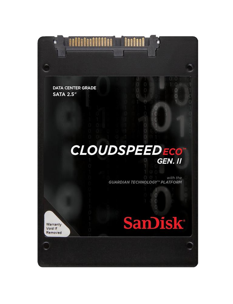 SDLF1CRR-019T-1HA1 SanDisk CloudSpeed Eco Gen II 1.92TB MLC SATA 6Gbps 2.5-inch Internal Solid State Drive (SSD)