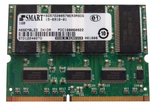 SG572288578ER3RSDG Smart Modular 1GB PC133 18c ECC Registered 144-Pin SDRAM SoDimm Memory Module