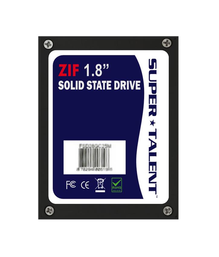SH16A6C18Y Super Talent 16GB SLC ATA/IDE (PATA ZIF) 1.8-inch Internal Solid State Drive (SSD) (Industrial)