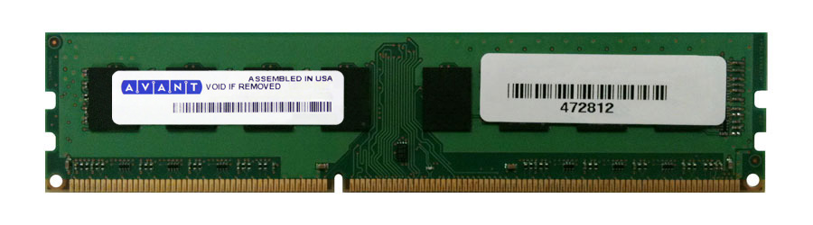 AVF6428U52F8333G2 Avant 1GB PC3-10600 DDR3-1333MHz non-ECC Unbuffered CL9 240-Pin DIMM Dual Rank Memory Module