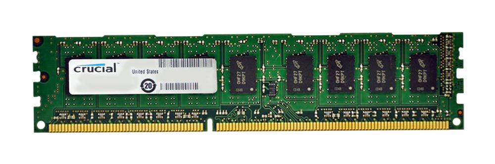 CT4355224 Crucial 2GB PC3-10600 DDR3-1333MHz ECC Unbuffered CL9 240-Pin DIMM 1.35V Low Voltage Memory Module