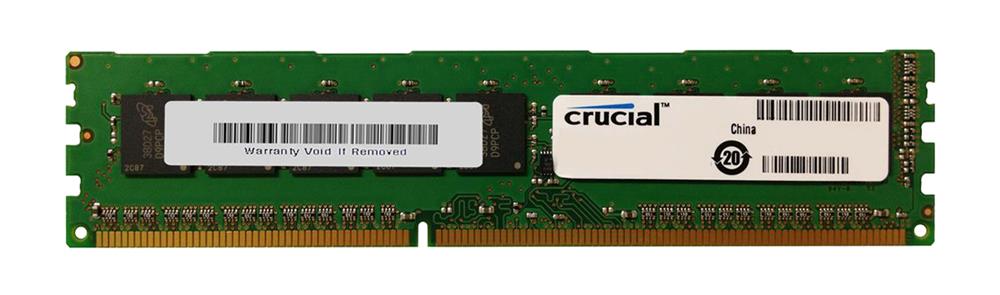 CT102464BD1339 Crucial 8GB PC3-10600 DDR3-1333MHz ECC Unbuffered CL9 240-Pin DIMM 1.35V Low Voltage Memory Module