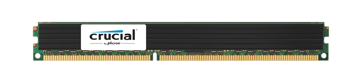 CT102472BM160B Crucial 8GB PC3-12800 DDR3-1600MHz ECC Unbuffered CL11 240-Pin DIMM Very Low Profile (VLP) 1.35V Low Voltage Memory Module