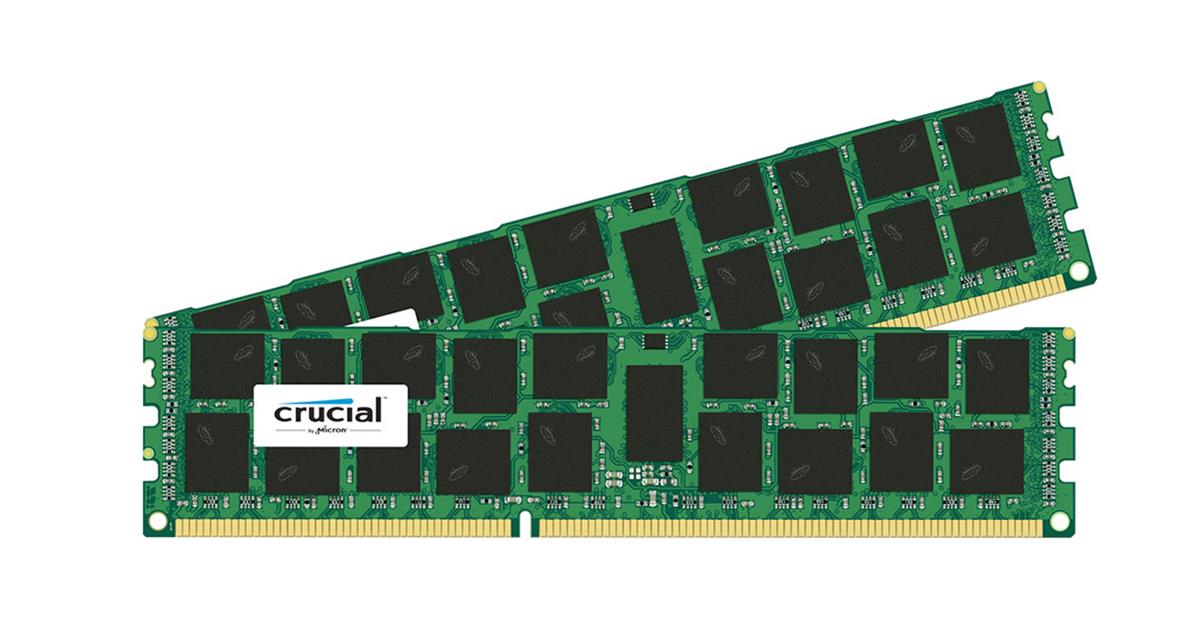 CT3256720 Crucial 64GB Kit (2 X 32GB) PC3-10600 DDR3-1333MHz ECC Registered CL9 240-Pin DIMM 1.35V Low Voltage Quad Rank Memory for HP ProLiant DL380 G7 Server