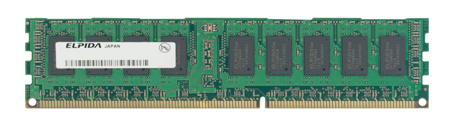 EBJ41RE4BAFA-DG-E Elpida 4GB PC3-10600 DDR3-1333MHz ECC Registered CL9 240-Pin DIMM Dual Rank Memory Module