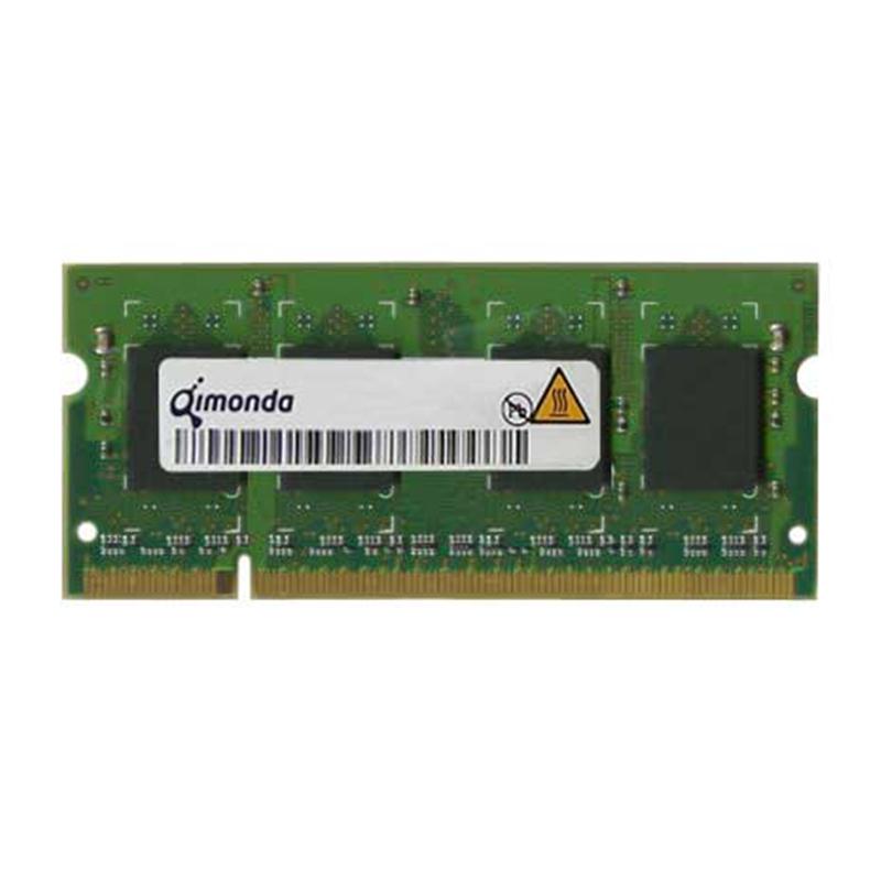 HYS64T256020EDL-25F-C Qimonda 2GB PC2-6400 DDR2-800MHz non-ECC Unbuffered CL5 200-Pin SoDimm Dual Rank Memory Module