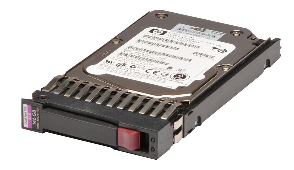504062-B21N HP 146GB 15000RPM SAS 3Gbps Dual Port Hot Swap 2.5-inch Internal Hard Drive with Tray