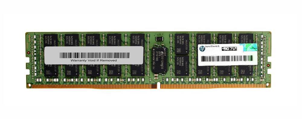 809083-EF1 HP 32GB PC4-19200 DDR4-2400MHz Registered ECC CL17 288-Pin DIMM 1.2V Dual Rank Memory Module