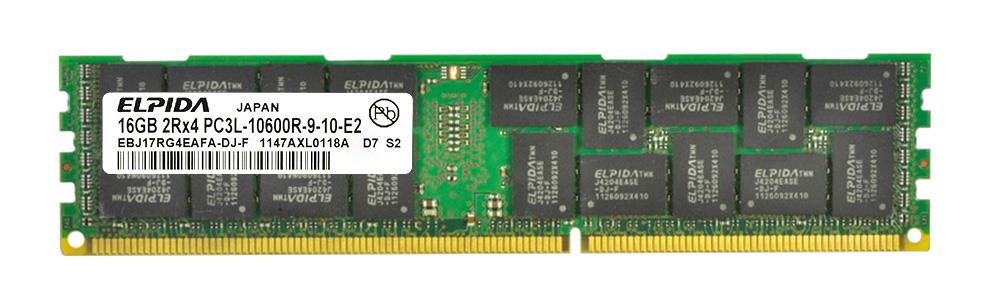 3D-14D350R27364-16G 16GB Module DDR3 PC3-10600 CL=9 Registered ECC w/Parity DDR3-1333 Load-Reduced DIMM Dual Rank, x4 Low Voltage 1.35V 2048Meg x 72 for Asus Z9PE-D8 WS Server Board n/a