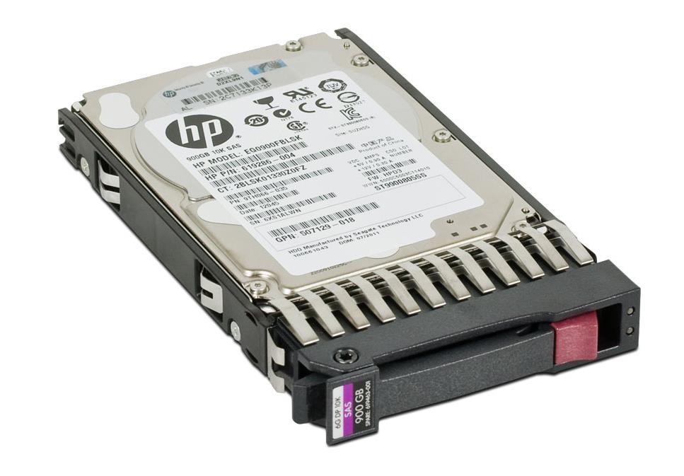 EG0900FBLSK HP 900GB 10000RPM SAS 6Gbps Dual Port Hot Swap 2.5-inch Internal Hard Drive