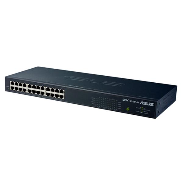 GX-D1241 ASUS 24-Ports RJ-45 1Gbps 1000Base-T Gigabit Unmanaged Switch (Refurbished)