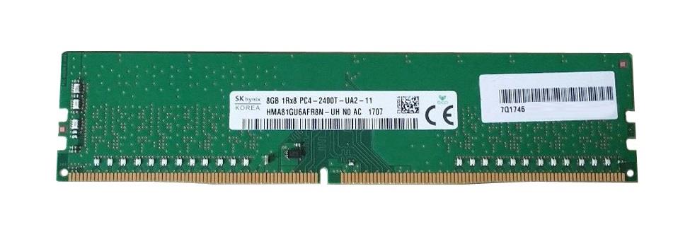 HMA81GU6AFR8N-UHN0 Hynix 8GB PC4-19200 DDR4-2400MHz non-ECC Unbuffered CL17 288-Pin DIMM 1.2V Single Rank Memory Module