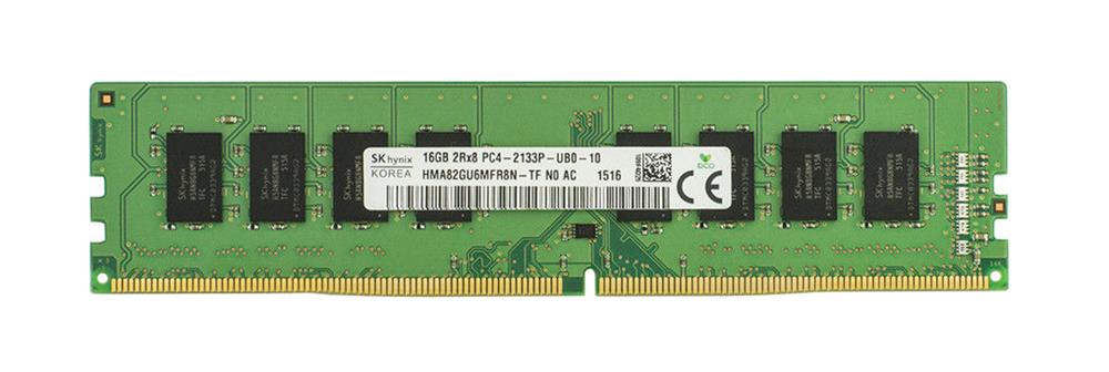 HMA82GU6MFR8N-TF Hynix 16GB PC4-17000 DDR4-2133MHz non-ECC Unbuffered CL15 288-Pin DIMM 1.2V Dual Rank Memory Module