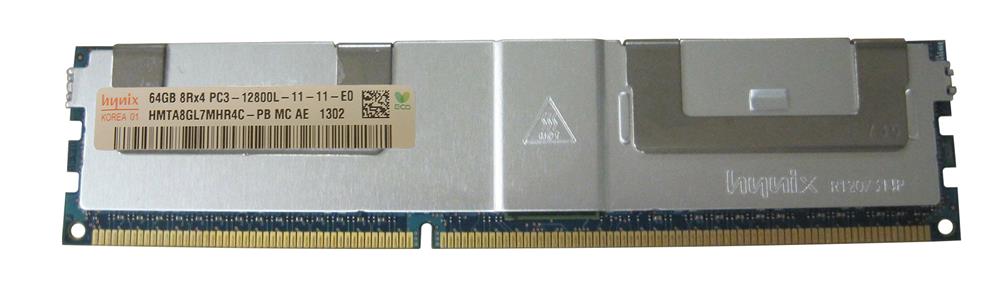 HMTA8GL7MHR4C-PB Hynix 64GB PC3-12800 DDR3-1600MHz ECC Registered CL11 240-Pin Load Reduced DIMM Quad Rank Memory Module