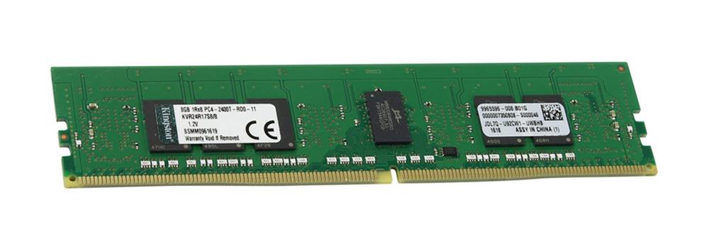 KVR24R17S8/8 Kingston 8GB PC4-19200 DDR4-2400MHz Registered ECC CL17 288-Pin DIMM 1.2V Single Rank Memory Module