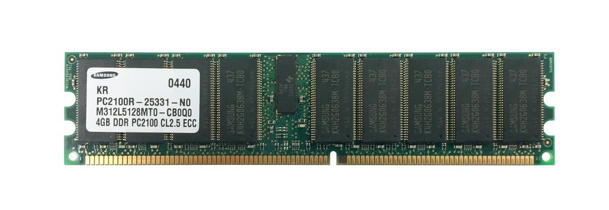 3D-52D291R3-4G 4GB Module DDR PC2100 CL=2.5 Registered ECC DDR266 2.5V 512Meg x 72 for SuperMicro X6DH8-G Motherboard n/a