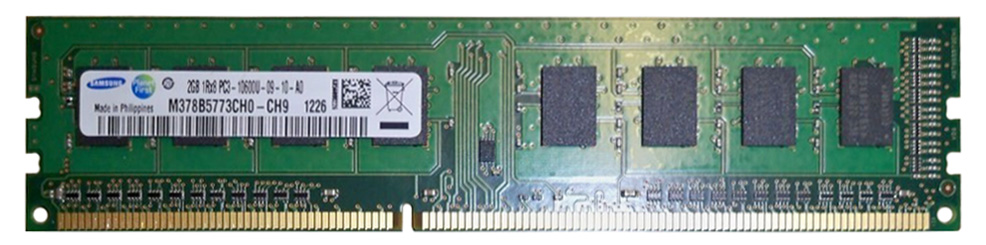 3D-14D328N645393-2G 2GB Module DDR3 PC3-10600 CL=9 non-ECC Unbuffered DDR3-1333 Single Rank, x8 1.5V 256Meg x 64 for Gigabyte Technology GA-H61M-DS2H Motherboard n/a