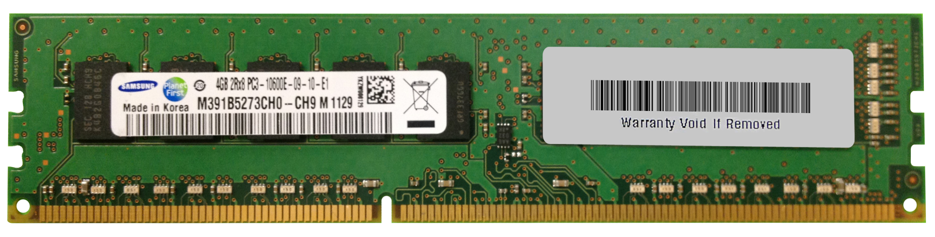 3D-14D323N727973-4G 4GB Module DDR3 PC3-10600 CL=9 ECC Unbuffered DDR3-1333 Dual Rank 1.5V 512Meg x 72 for Gigabyte Technology GA-6UASL1 Motherboard n/a