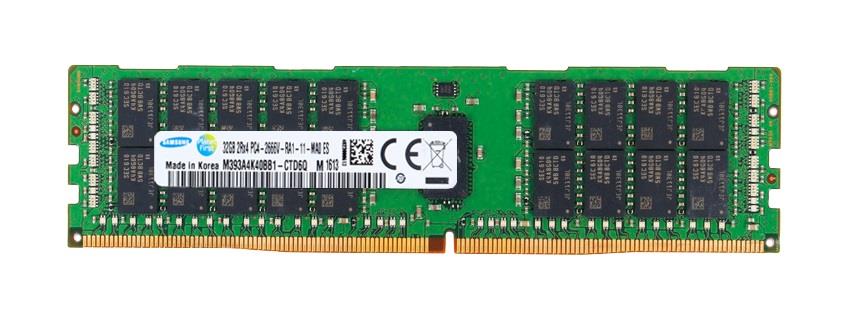 M393A4K40BB1-CTD Samsung 32GB PC4-21300 DDR4-2666MHz Registered ECC CL19 288-Pin DIMM 1.2V Dual Rank Memory Module