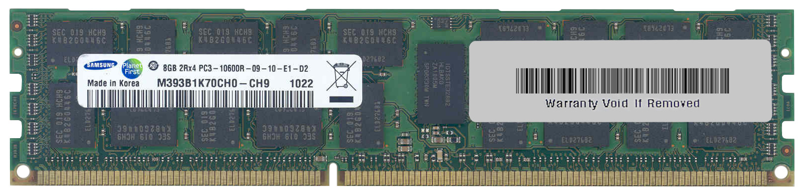 3D-14D323R28744-8G 8GB Module DDR3 PC3-10600 CL=9 Registered ECC w/Parity DDR3-1333 Dual Rank, x4 1.5V 1024Meg x 72 for Gigabyte Technology GA-6PXSV2 Motherboard n/a