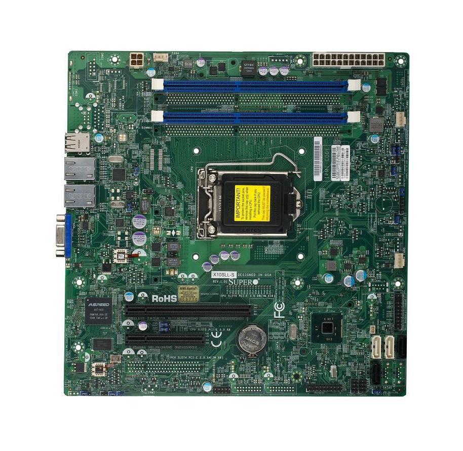 M4L-80098653 SuperMicro X10SLL+-F Motherboard MBD-X10SLH-F