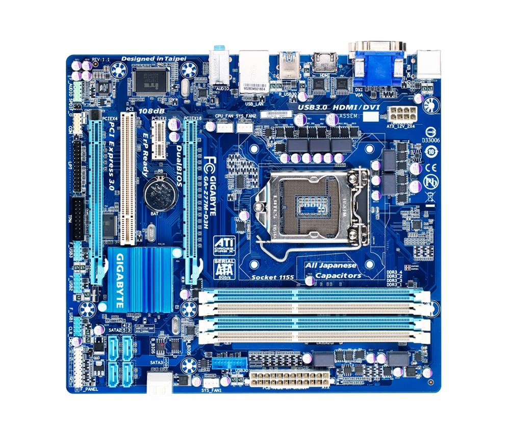 M4L-80098997 Gigabyte Tech GA-Z77M-D3H Motherboard