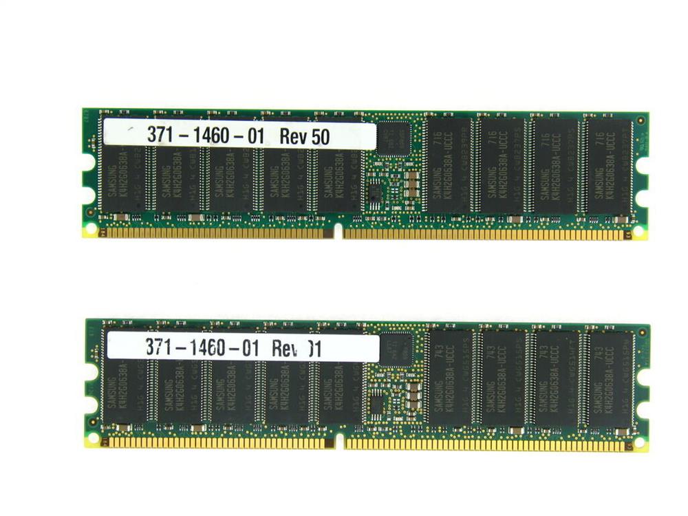 371-1460 Sun 4GB PC3200 DDR-400MHz Registered ECC CL3 184-Pin DIMM 2.5V Memory Module