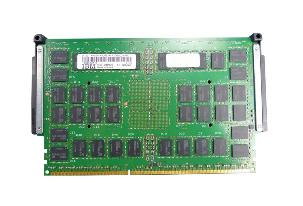 45D5674 IBM 16GB PC3-8500 DDR3-1066MHz ECC Registered CL7 Cuod 276-Pin DIMM Memory Module