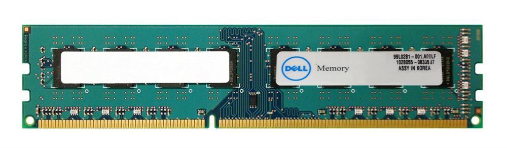 60KD4 Dell 4GB PC3-10600 DDR3-1333MHz non-ECC Unbuffered CL9 240-Pin DIMM Dual Rank Memory Module