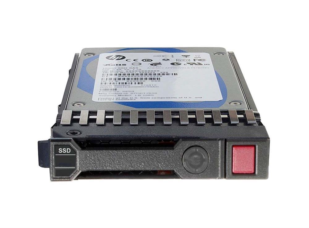 653124-B21 HP 200GB MLC SATA 3Gbps Enterprise Mainstream 3.5-inch Internal Solid State Drive (SSD) with Smart Carrier