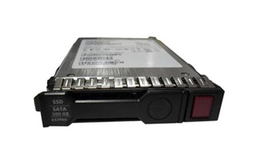 653966-001 HP 200GB MLC SATA 3Gbps Mainstream Endurance 2.5-inch Internal Solid State Drive (SSD) with Smart Carrier