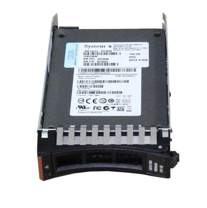 90Y8648 IBM 128GB MLC SATA 6Gbps Hot Swap 2.5-inch Internal Solid State Drive (SSD)