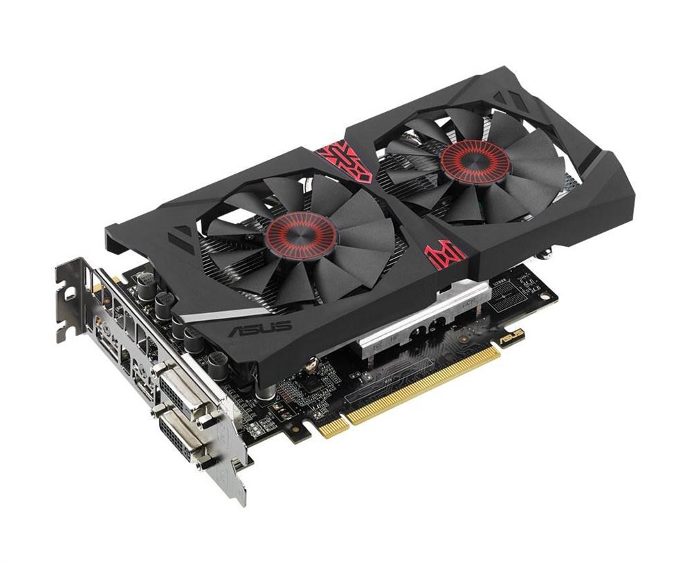 90YV0851-M0NA00 ASUS STRIX-R7370-DC2-4GD5-GAMING AMD Radeon R7 370 4GB GDDR5 256-Bit HDMI / DisplayPort / DVI-D / DVI-I PCI-Express 3.0 Video Graphics Card