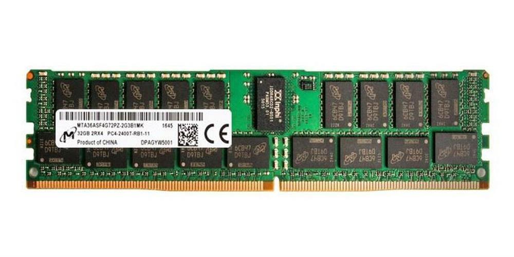 A8920872 Dell 32GB PC4-19200 DDR4-2400MHz Registered ECC CL17 288-Pin Load Reduced DIMM 1.2V Dual Rank Memory Module
