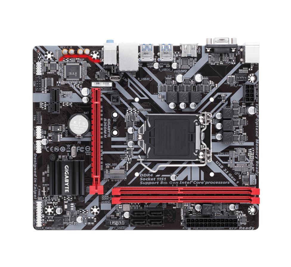 Gigabyte Tech B360M H (rev. 1.0)
