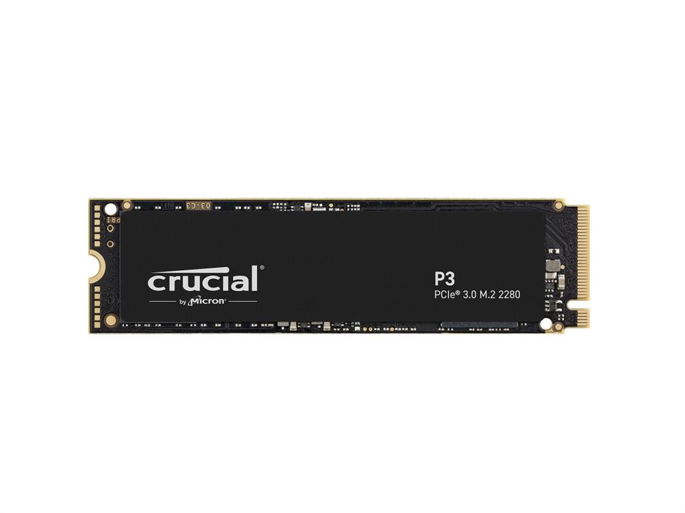 CT1000P3SSD8 Crucial P3 Series 1TB QLC PCI Express 3.0 x4 NVMe M.2 2280 Internal Solid State Drive (SSD)
