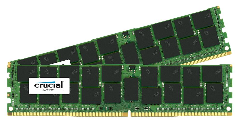CT2K16G4RFD4213 Crucial 32GB Kit (2 X 16GB) PC4-17000 DDR4-2133MHz Registered ECC CL15 288-Pin DIMM 1.2V Dual Rank Memory