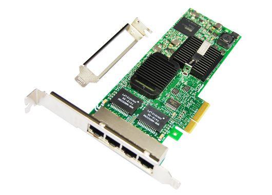 E1G44ET Intel Quad-Ports RJ-45 1Gbps 10Base-T/100Base-TX/1000Base-T Gigabit Ethernet PCI Express 2.0 x4 Server Network Adapter